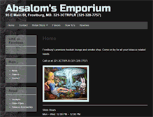 Tablet Screenshot of absalomsemporium.com